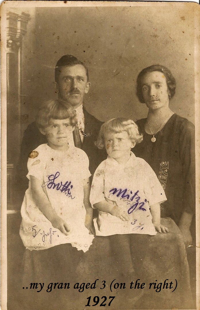 My great grandparents, with my gran front right.
