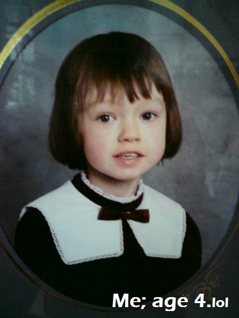 Me aged 4